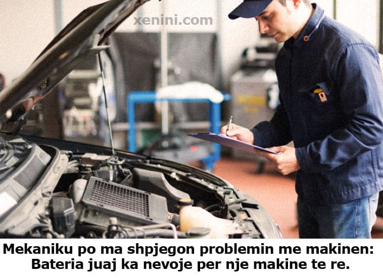 Bateria e makines ka nevoj per makine te re