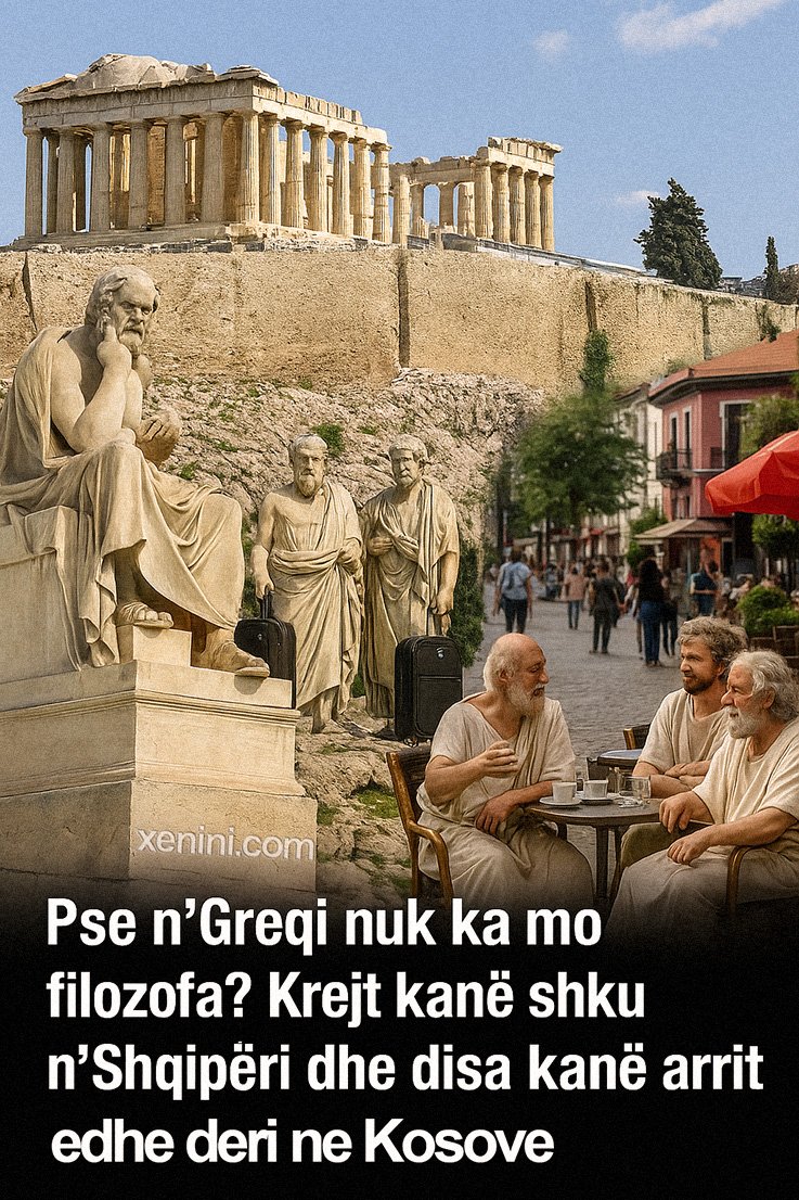 Shume vite ma heret, fillozofat grek jane terrhek ne drejtim te Shqiperis dhe Kosoves dhe po mundemi me i pa dhe me i degju cdo nate ne kanale te shumta televizive.
