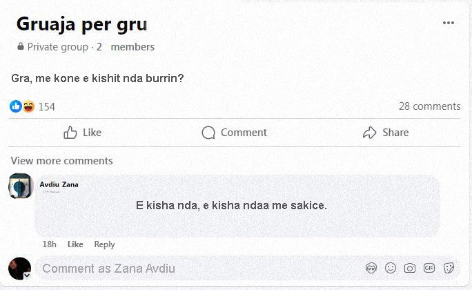 Grate kane nise edhe burrat me i “nda”